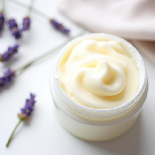 Tiegel mit Lavendel & Shea Handcreme.